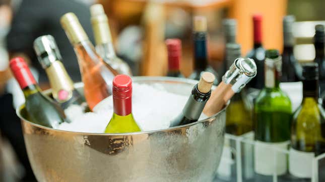 Image for article titled What’s the fastest way to chill wine?