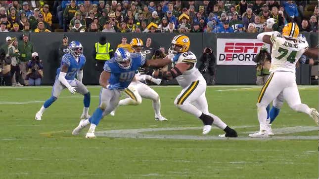 Image for article titled A Pair Of Phantom Penalties Cost The Lions A Win In Green Bay