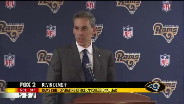 St. Louis News Station Mercilessly Roasts Rams Executive