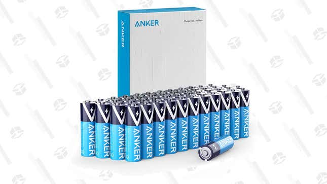 Anker AA Alkaline Batteries (48-count) | $13 | Amazon