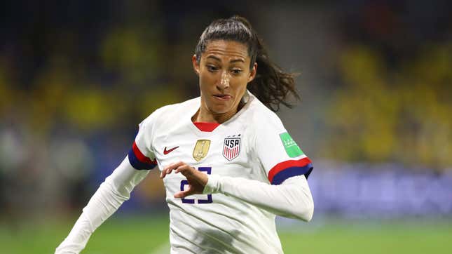 Image for article titled Christen Press On Her Ill-Conceived Partnership With Barstool Sports: &quot;I Wasn&#39;t Familiar With The Site&quot;