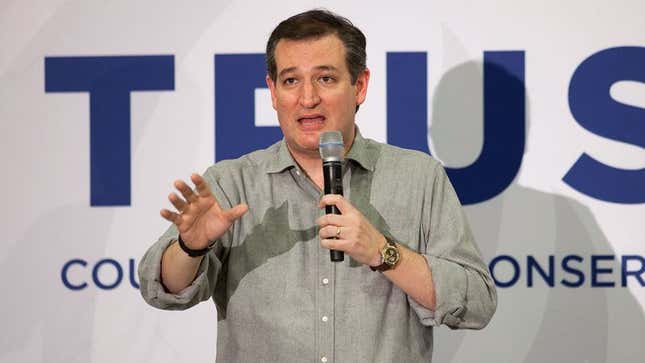 Image for article titled Ted Cruz Opens Up To Town Hall Audience About Early Days As Larva Feeding On Porcupine Carcass
