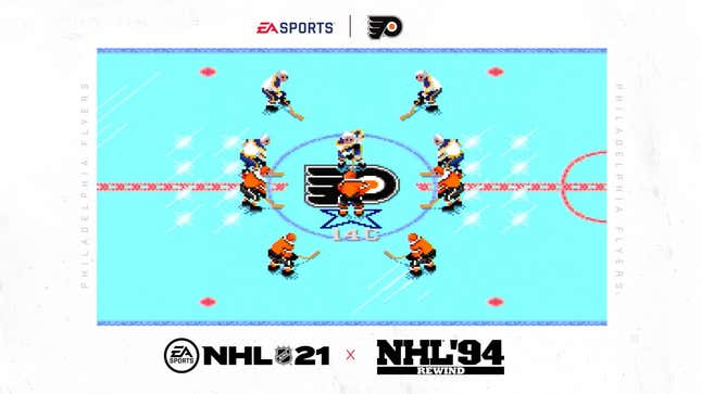 Image for article titled NHL 94 Rewind Is An Update Of The Original With Current Rosters