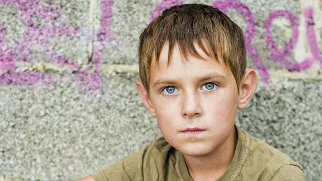 Image for article titled Homeless Child Apparently Unaware He Lives In Nanny State