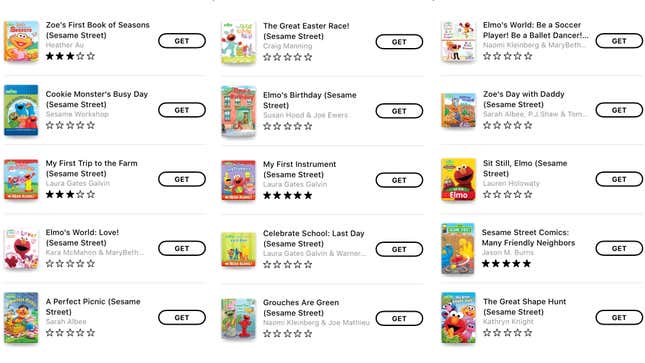 Image for article titled Parents Rejoice! Sesame Workshop Has Made 110 Sesame Street eBooks Free