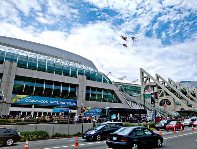 Image for article titled Comic-Con Opens With Traditional Superhero Flyover