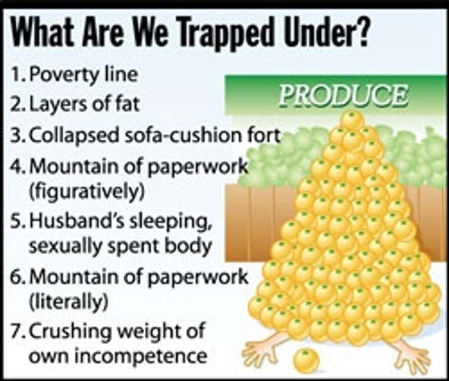 Image for article titled What Are We Trapped Under?