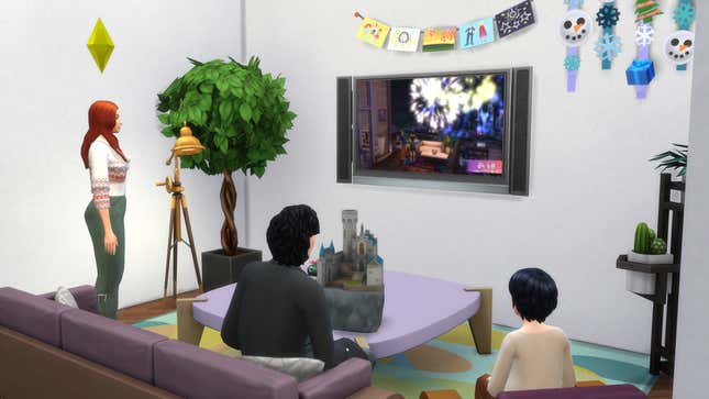 Image for article titled The Sims 4 Unexpectedly Captures The Best Part Of New Year&#39;s Eve