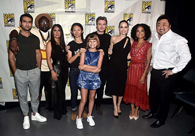 The cast and crew of Eternals.