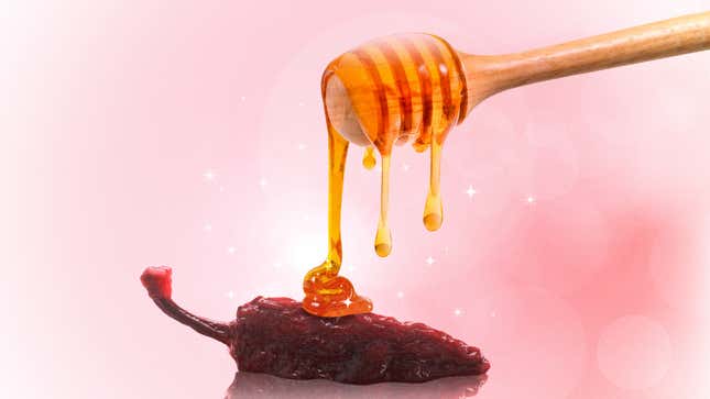 Image for article titled Dunk all fried foods in the sweet heat of Kate&#39;s signature honey-chipotle sauce
