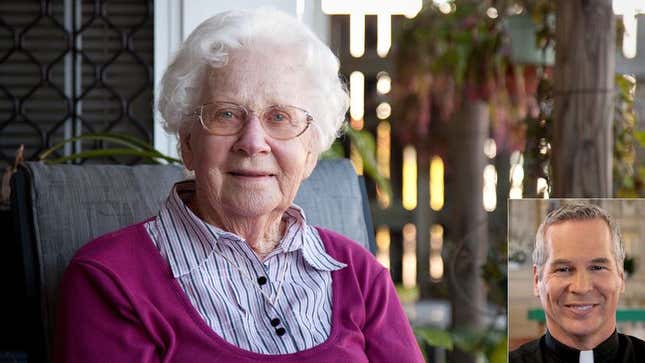 Image for article titled Grandmother Doesn’t Care For New Priest