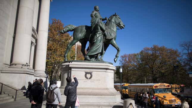 Image for article titled The Racist Theodore Roosevelt Statue Is Coming Down