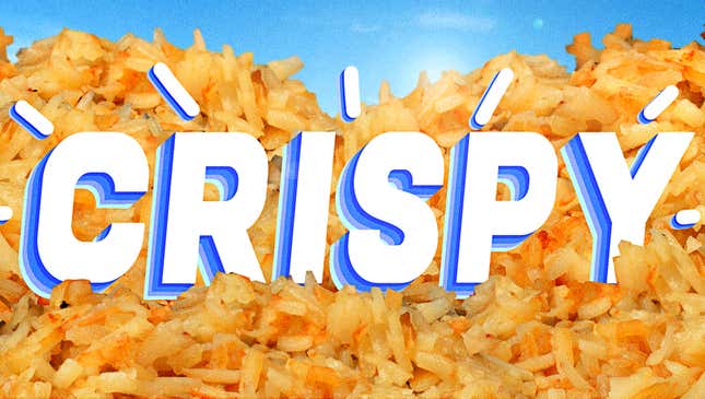 Image for article titled How to make the world&#39;s crispiest hash browns