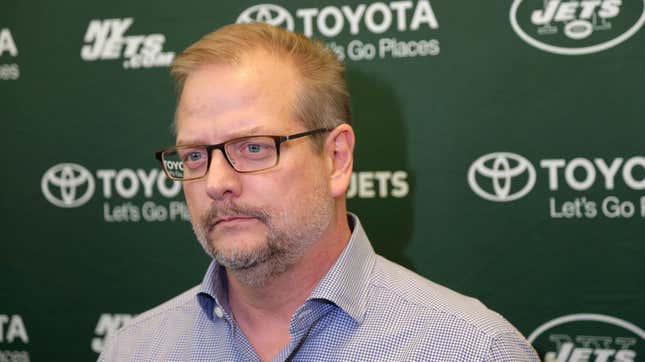 Image for article titled Jets Fire GM Mike Maccagnan, Who Apparently Lost Power Struggle With Adam Gase