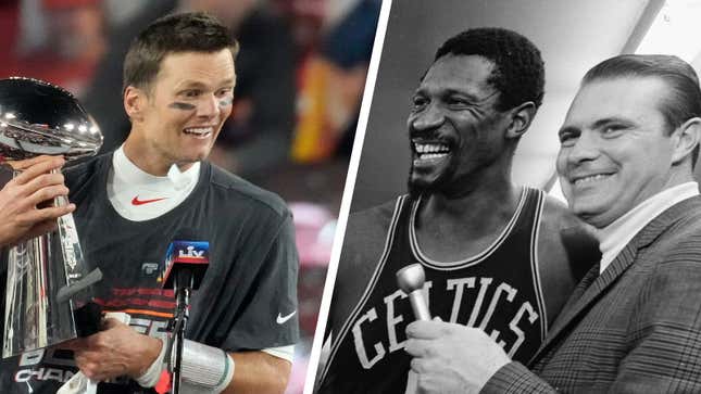 Tom Brady is still four rings short of Bill Russell’s 11.