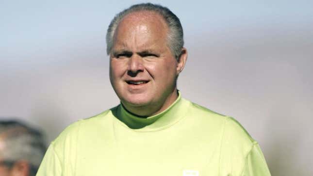 Image for article titled Vacation-Bound Rush Limbaugh To Do Nothing But Golf And Respect Minorities For 2 Weeks