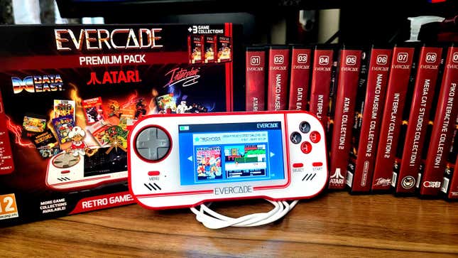 Image for article titled Evercade’s Retro Handheld Has Me Falling In Love WIth Cartridges All Over Again