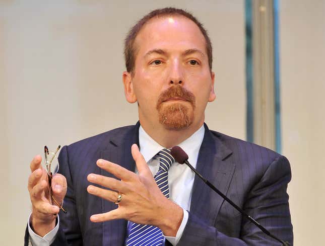 Image for article titled Chuck Todd Extensively Preparing To Accept Whatever Candidates Say At Face Value Without Any Follow-Up Questions
