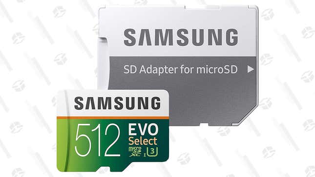 Samsung EVO Select microSD 512GB | $65 | Amazon