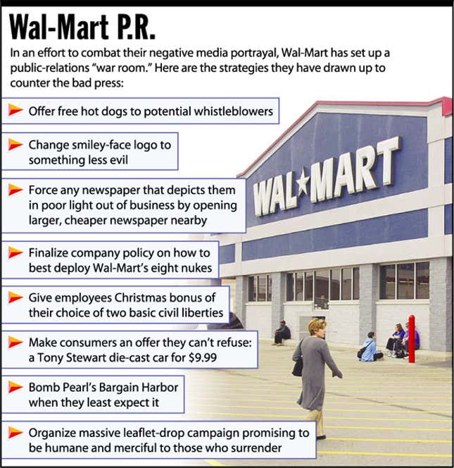 Image for article titled Wal-Mart P.R.