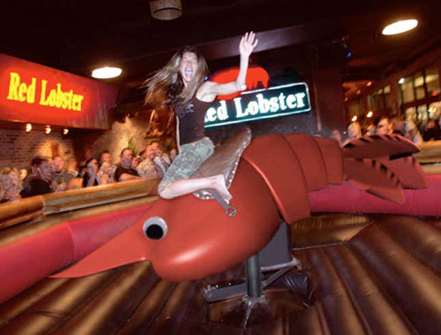 Image for article titled Red Lobster Introduces New Mechanical Jumbo Shrimp Ride