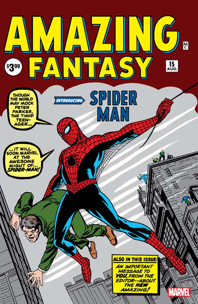 Portada del Amazing Fantasy #15.