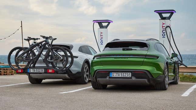 porsche taycan bike