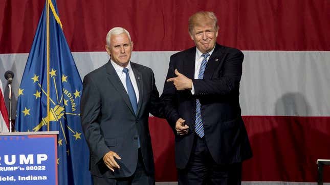 Image for article titled Trump Campaign Selects Mike Pence As Concrete Reminder That This All Really Happening