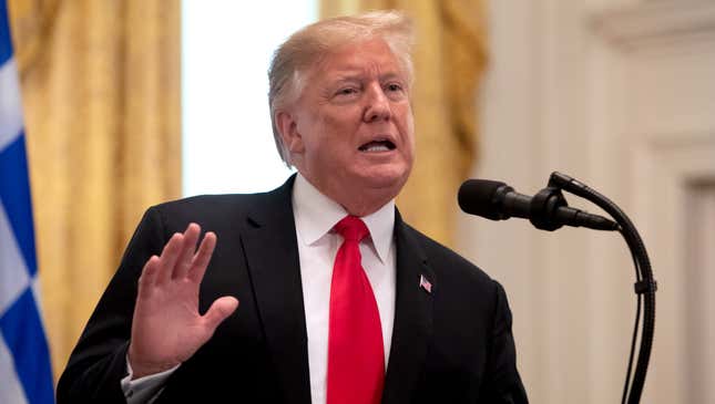 Image for article titled Compassionate Trump Issues Full Presidential Pardon For Robert Mueller