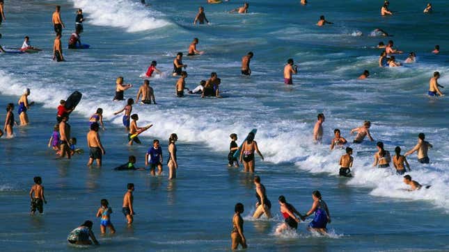 Image for article titled Report: Ocean Levels Could Rise Foot Or More If Lots Of People Go Swimming