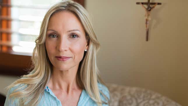 Image for article titled Christmas-Obsessed Woman Worships Christ Year-Round
