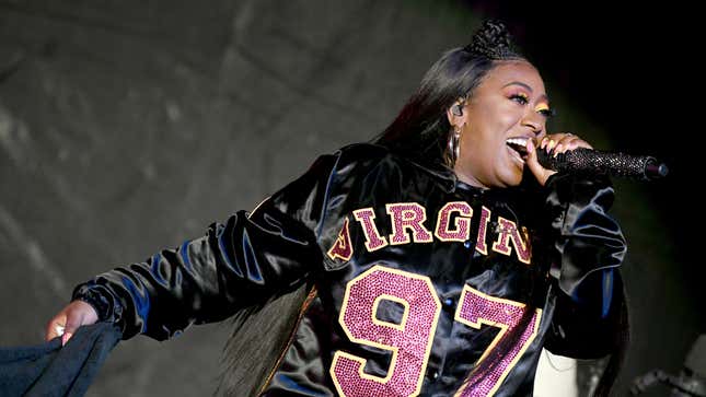 Missy Elliott performs onstage at SOMETHING IN THE WATER - Day 2 on April 27, 2019 in Virginia Beach City.