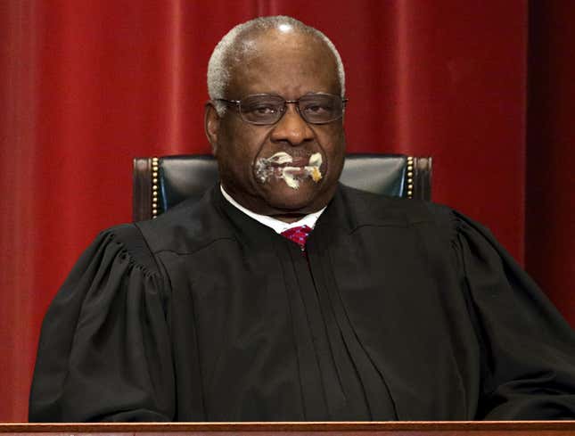 Image for article titled Masterpiece Cakeshop Case Declared Mistrial After Clarence Thomas Tampers With Evidence