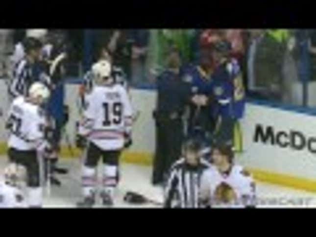Ugly Blues-Blackhawks Series Gets Uglier With "Wakey-Wakey" Taunt