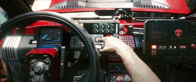 Imagen para el artículo titulado Cyberpunk 2077 tiene algunos diseños de autos realmente alucinantes
