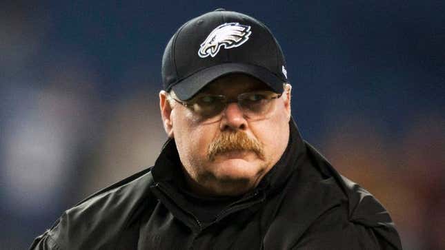 Image for article titled Andy Reid Grumbles Something About Rebuilding Mode As Sandwich Falls Apart In Hands