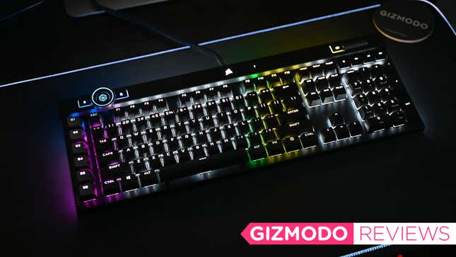 Image for article titled Corsair&#39;s Pricey K100 RGB Looks and Feels Like Lightning in a Bottle