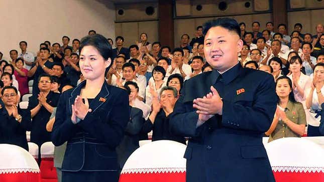 Image for article titled Kim Jong-Un Volunteers For First Shift Of Wife&#39;s Suicide Watch