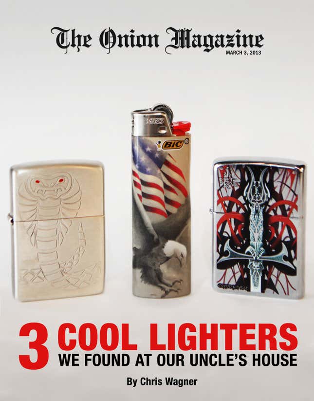 Image for article titled 3 Cool Lighters We Found At Our Uncle&#39;s House