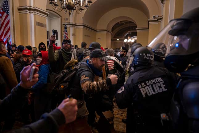 Image for article titled Turns Out, When You’re White, You Can Storm the Capitol and Possibly Not Even Face Jail Time. Who Knew?