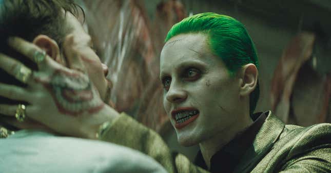 Jared Leto como el Joker en Suicide Squad.