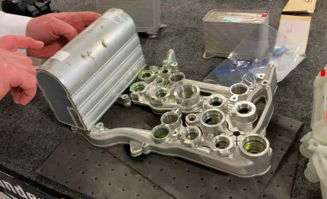 Image for article titled The Tesla Model Y's Octovalve And Cooling System Manifolds Are Simply Amazing