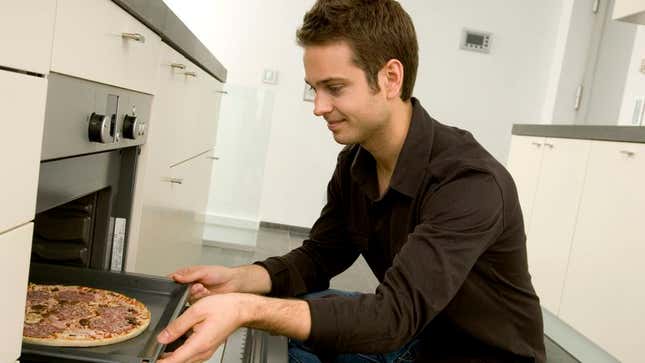 Image for article titled Man Pours All His Culinary Talents Into Inserting, Removing Pizza From Oven