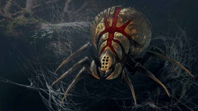 Of course Chewie’s homeworld is also home to creepy-ass giant spiders. Of course it is!