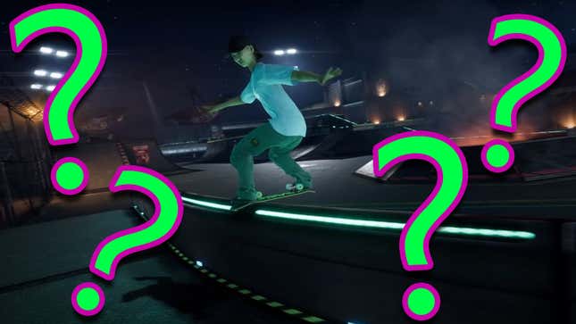 Image for article titled 12 Questions I Have About The Roswell Level In Tony Hawk&#39;s Pro Skater 1