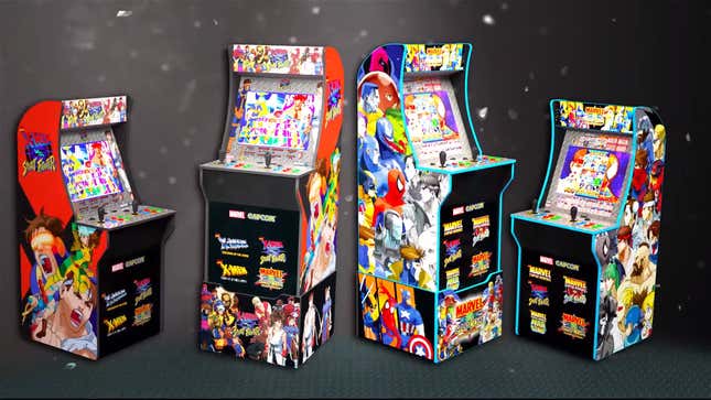Image for article titled Arcade1Up Announces Ms. Pac-Man, Marvel vs. Capcom Cabinets