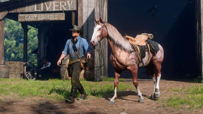 Image for article titled Mild Mild West: ‘Red Dead Online’ Isn’t Worth Playing Since You Can See Real Horses At The Zoo