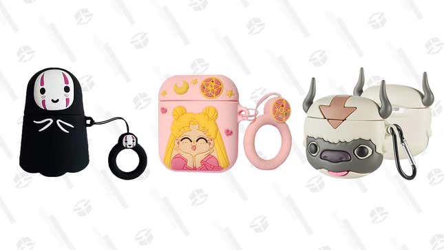 Avatar Appa Case for Airpods| $8 | Amazon | Clip coupon
Sailor Moon Case for Airpods | $9 | Amazon
Spirited Away No Face Case for Airpods | $9 | Amazon