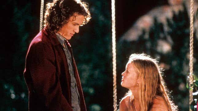 Heath Ledger and Julia Stiles