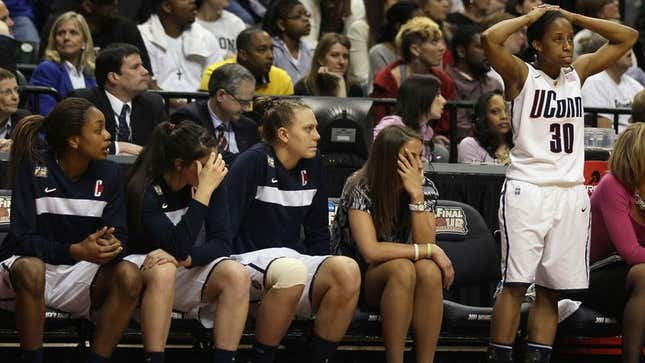 Image for article titled UConn Women Disgusted They Lost To Women&#39;s Basketball Team